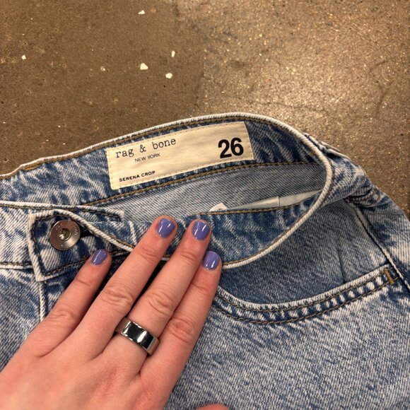 NWT Rag & Bone / Rag and Bone The Serena Crop Jeans in Lansdale - Picture 4 of 9